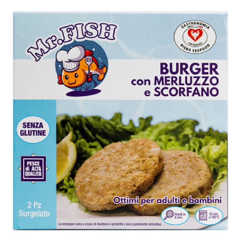 BISBA SEA BURGER MERLUZ/SCORF