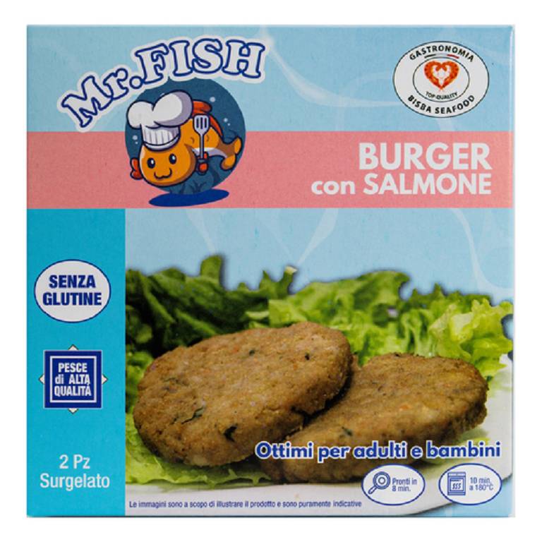 BISBA SEA BURGER SALMONE 2PZ