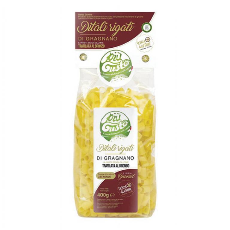 PIU' GUSTO DITALI RIGATI 400G