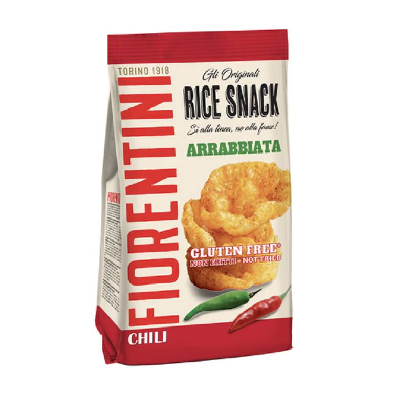 RICE SNACK ARRABBIATA 40G